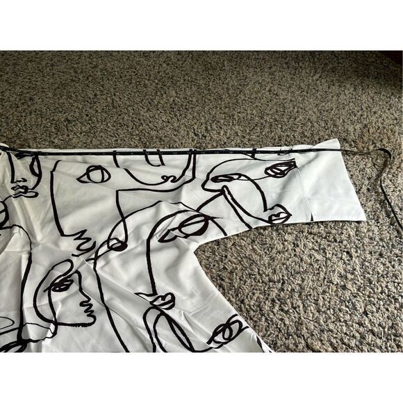 Beautiful abstract, oversize tunic, blouse, half sleeve. New w tags  xl - Picture 5 of 13